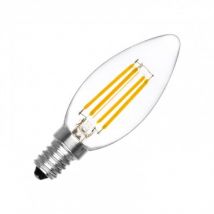 Lampadina LED Filamento E14 4W 360 lm C35 Bianco Caldo 2000K - 2500K