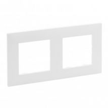 Cornice 2 Moduli LEGRAND Niloé Step 864_72 Bianco