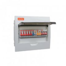 Quadro Elettrico da Incasso IP30 Sportello in Bianco MAXGE SIGMA ECO 24