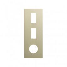 Cornice 3 Elementi Estetica Minima Verticale per 2 Moduli Stretti + 1 CLEAN Schuko SIMON 270 27192630 Cava