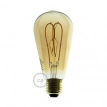 Lampadina LED Filamento E27 5W 250 lm ST64 Regolabile DL700144 CREATIVE-CABLES Bianco Caldo 2000K