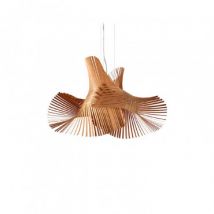 Lampada a Sospensione Legno MiniMikado LZF Marrone scuro