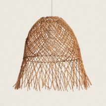 Lampada a Sospensione Rattan per Esterno Toraja Bianco per esterni