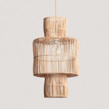 Lampada a Sospensione Rattan Bonghani ILUZZIA Textil Naturel