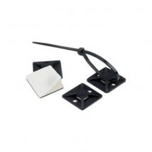 Pack of 100x 3M Scotchflex Cable Tie & Base Assemblies (19x19mm) 3M-7000032613-SPR-N - Black