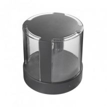 16.8W Compact LED Bollard IP65 LEDS-C4 10-9847-Z5-CL - Warm White 3000K