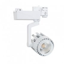 White 30W Dora LED Spotlight for a Three-Circuit Track - Warm White 2700K