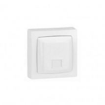 LEGRAND Oteo 086034 RJ12 Monoblock Telephone Base - White