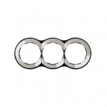 Round Frame 3 Elements SIMON 88 88630 - Chrome