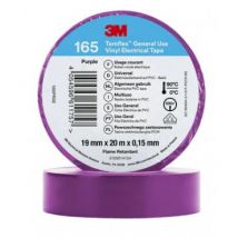 Temflex 165 PVC Insulation Tape 19mm x 20m 3M 7100184800 - Violet