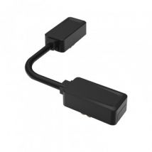 Corner Connector for Joining 25mm Super Slim Magnetic Rail Recessed/Suspended - Black