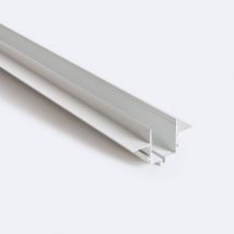 1m Profile for Recessing 48V Magnetic 25mm Super Slim Single Phase Rail - White