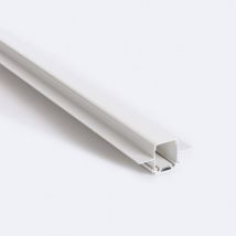 1m 48V Recessed Single Circuit Super Slim Magnetic Track 25mm - White