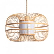 Ofelia Bamboo Pendant Lamp - Natural Braided