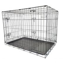 Cage de transport pour chien pliable 'Izymoove' M 75,5 x 47 x 54,5 cm - Animal Valley