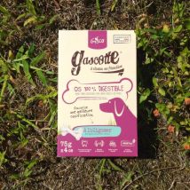 Grand Os Végétal À Mâcher À L'oligomer Pour Chien Gascotte 75g X 4 - Gasco