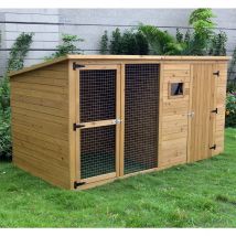 Niche à chien Chenil bois épais taille XXL - Animal Valley