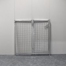 Panneau de porte chiot Grillagé Premium pour chenil en kit 100 x 100 cm - KeniLux - KeniLux