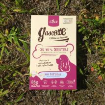 Petit Os Végétal À Mâcher Au Bifidus Pour Chien Gascotte 25g X 10 - Gasco