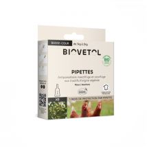 Pipettes Insectifuges Volailles Bio Par 3 - Biovetol - Biovetol