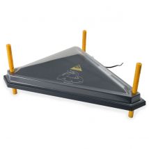 Couvercle De Protection Pet Pour Panneau Chauffant 15 à 20 Poussins Triangle 40x40cm - Olba - Olba