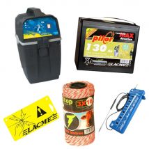 Kit Complet Clôture Électrique Volailles Garde-poule Avec Électrificateur à Pile - Lacmé - Lacme
