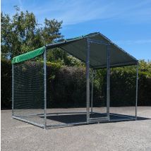 Parc à Poules - 6m² Ø38mm 2x3x2,25m - Acier Galvanisé Avec Bâche - Animal Valley