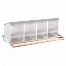 Perchoir En Bois Pour Pondoir Poule 4 Nichoirs Avec Fond Plastique - - Gaun