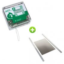 Portier Automatique Poulailler Axt Vse Et Porte En Aluminium Taille Medium - Axt-electronique