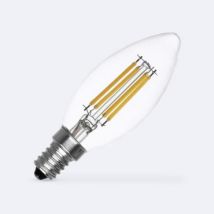 Bombilla Filamento LED E14 6W 720 lm C35 Vela Varias opciones