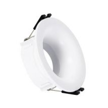 Aro Downlight Cónico Bajo UGR para Bombilla LED GU10 / GU5.3 Corte Ø 70 mm Blanco