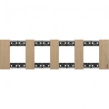 Blende 2 x 4 Modul Holz BTicino Living Now KA4802M4L_ - Mehrere Optionen
