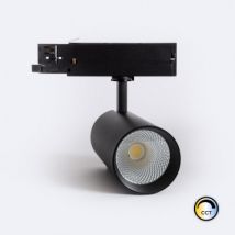 LED-Strahler für 3-Phasenstromschiene 40W Carlo CCT Wählbar No Flicker Schwarz - Wählbar (2700K-3000K-4000K)