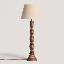 Tischlampe Holz Anand ILUZZIA - Hellbraun