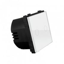 Lichtschalter Touch Doppelt Modern Weiß