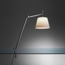 Tischleuchte Tolomeo Mega mit Klammer und Schalter ARTEMIDE Aluminium