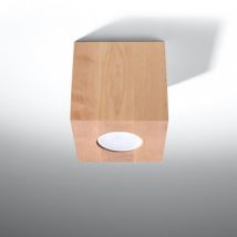 Deckenleuchte Quad SOLLUX Holz