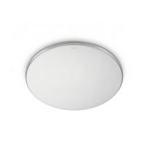 LED-Deckenleuchte 23W CCT PHILIPS Toba Slim mit Fernbedienung Silber