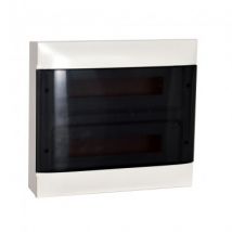 Verteilerkasten Practibox S Transparente Tür 2x18 Module LEGRAND 137137 Weiß