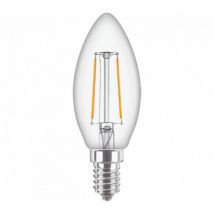 LED-Glühbirne Filament E14 2W 250lm B35 PHILIPS CandleND Warmes Weiß 2700K