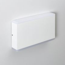 LED-Wandleuchte 10W Aussen Doppelseitige Beleuchtung Rechteckig Weiss Hera Neutrales Weiß 4000K