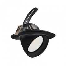 LED-Downlight Strahler Schwenkbar Rund 60W OSRAM 120 lm/W CCT Schwarz Anti-Flicker Neutrales Weiß 3800K - 4200K