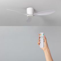 Deckenventilator Aussen Weimar Weiss 132cm DC Motor Weiß