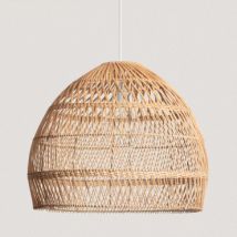 Hängeleuchte Rattan Aussen Yamil Ø550 mm ILUZIA Outdoor Weiß