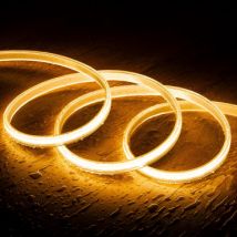 LED-Streifen Ohne Gleichrichter 220V AC COB Silicone FLEX 560 LED/m Super Warmes Weiss IP65 Breite 8mm Schnitt alle 10 cm Mehrere Optionen