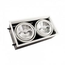 Spot LED Downlight CREE-COB Orientable AR111 30W Dimmable Coupe 315x155mm No Flicker Blanc Chaud 2700K