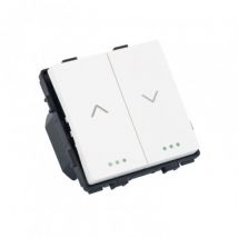 Bouton-Poussoir pour Volets Roulants Automatiques Modern avec Flèches Blanc