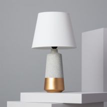 Lampe à Poser Céramique Crowe Gris