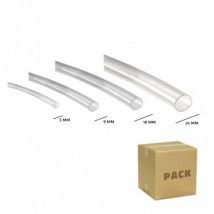 Kit Gaine Thermorétractable 4 Diamétres Différentes Transparente avec Rétraction 3:1 Transparent