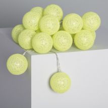 Guirlande LED 20 Boules Lemon 3.15m/4.35m Batterie